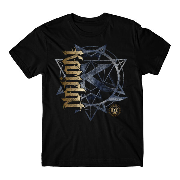 KAMELOT NATION AMBIGRAM - ULTRA PREMIUM MEN'S S/S T-SHIRT - SOLID GRAPHITE BLACK Thumbnail
